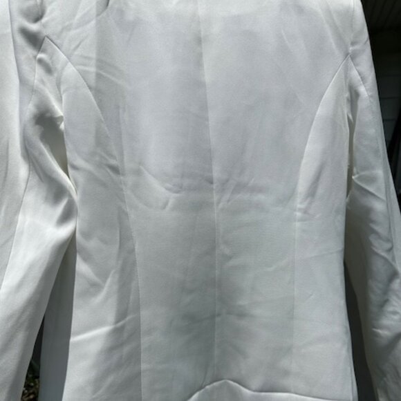 NWT Novaluxe Jasmina Tuxedo suit Blazer only color White Ivory size XS - Picture 7 of 9